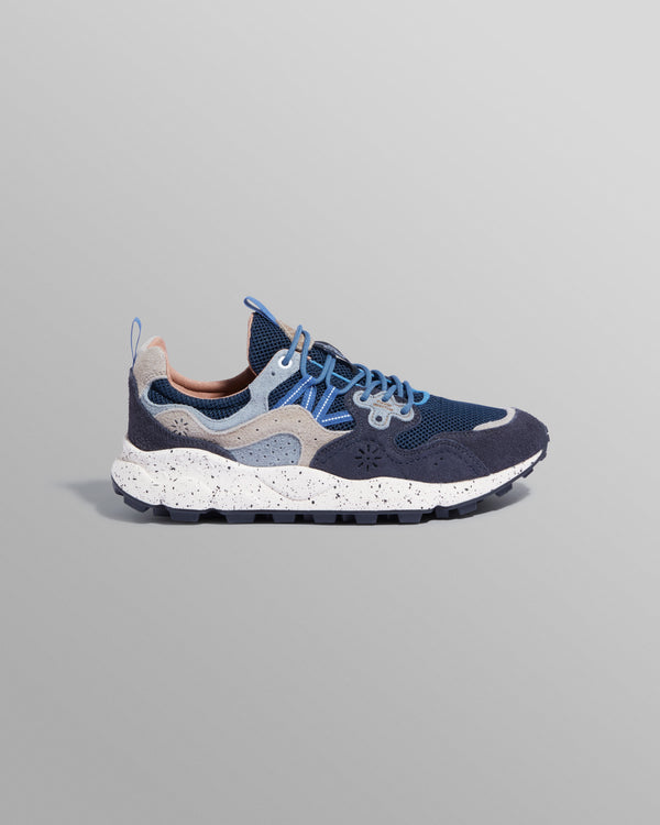 wax london Flower Mountain Trainers Navy/Light Blue/Grey