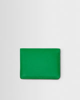 wax london men's FORBE WALLET SMALL GRAIN LEATHER BRIGHT GREEN