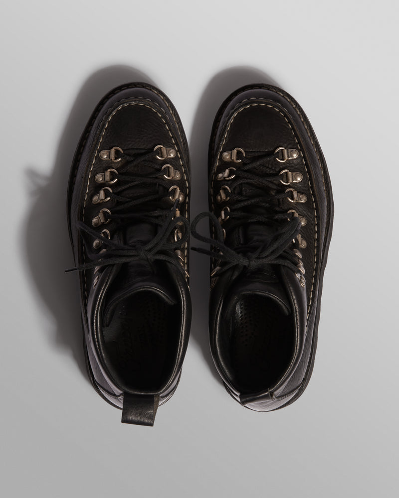 wax london men's Fracap - Black Calf Leather M60 Boots