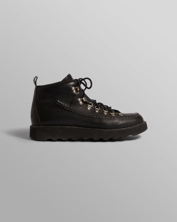 wax london men's Fracap - Black Calf Leather M60 Boots