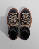 wax london Fracap - Black Grained Calf Leather M128 Boots