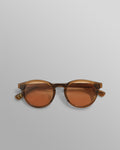 Fulham - Treacle Brown Acetate Round Sunglasses