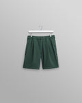 Fuller - Forest Green Cotton Seersucker Shorts