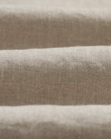 Glencoe - Beige Washed Linen Loose Fit Trousers