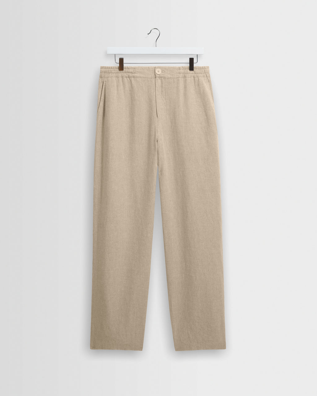 Glencoe Washed Linen Loose Fit Trousers
