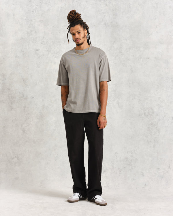 wax london Glencoe - Black Loose Fit Trousers