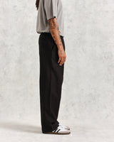 wax london Glencoe - Black Loose Fit Trousers