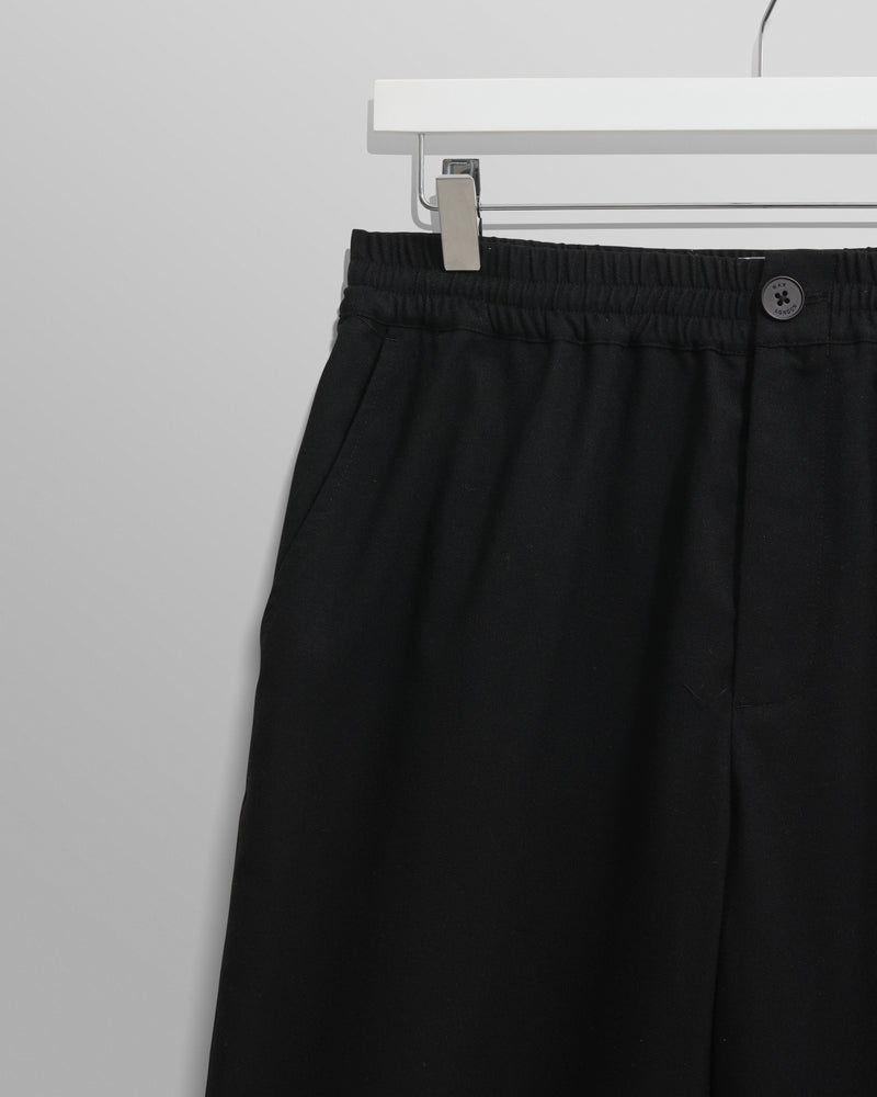 wax london Glencoe - Black Loose Fit Trousers