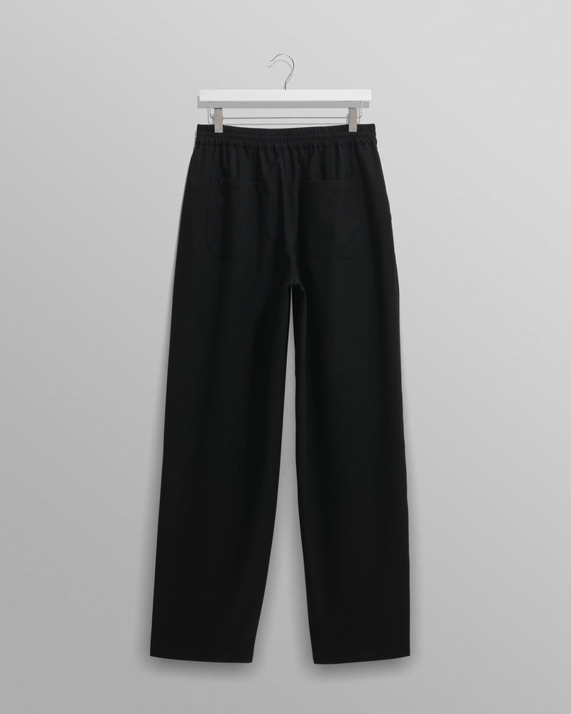 wax london Glencoe - Black Loose Fit Trousers