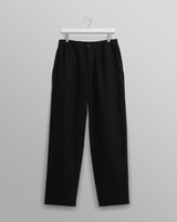 wax london Glencoe - Washed Black Linen Trousers