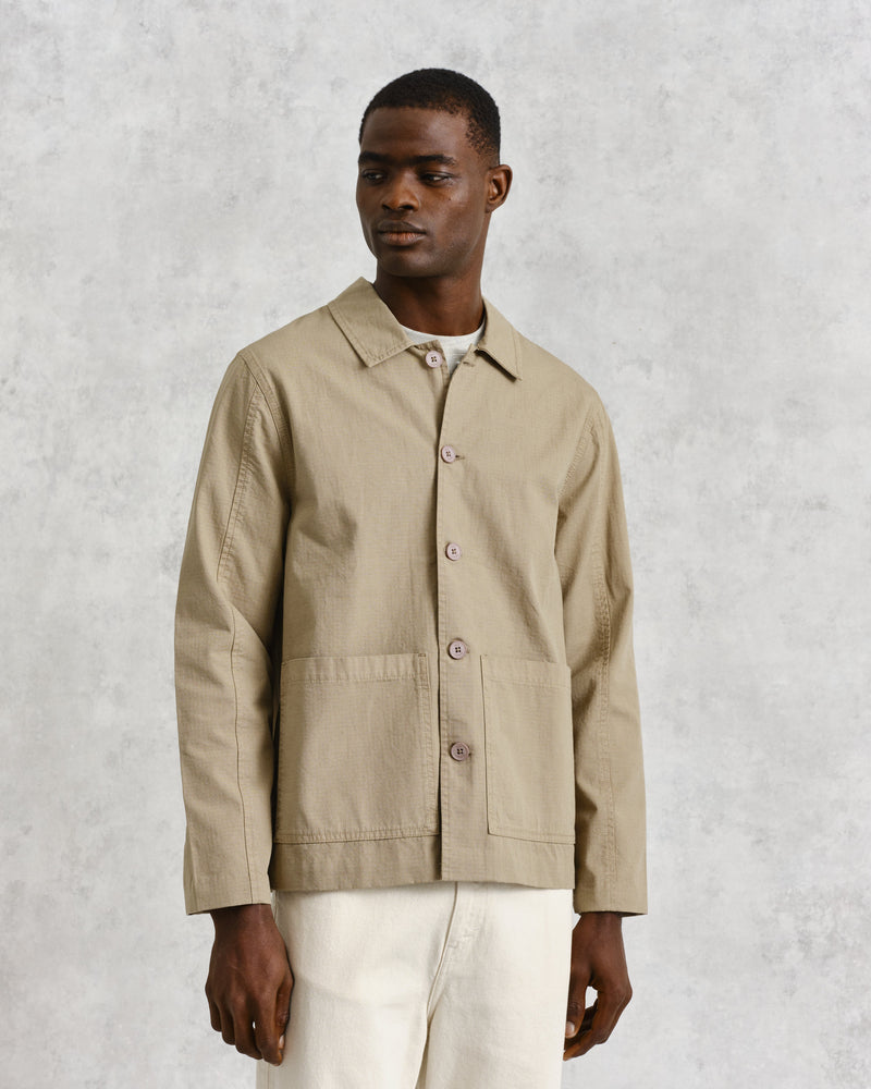 wax london Grant Jacket Khaki Ripstop