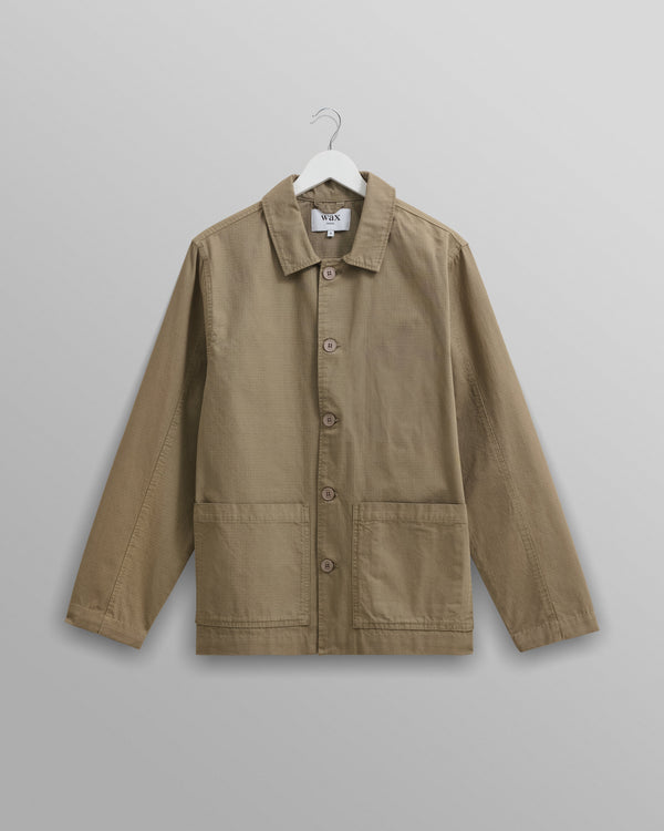 wax london Grant Jacket Khaki Ripstop