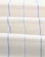 wax london men's Halcomb - Ecru Stripe Viscose Shirt