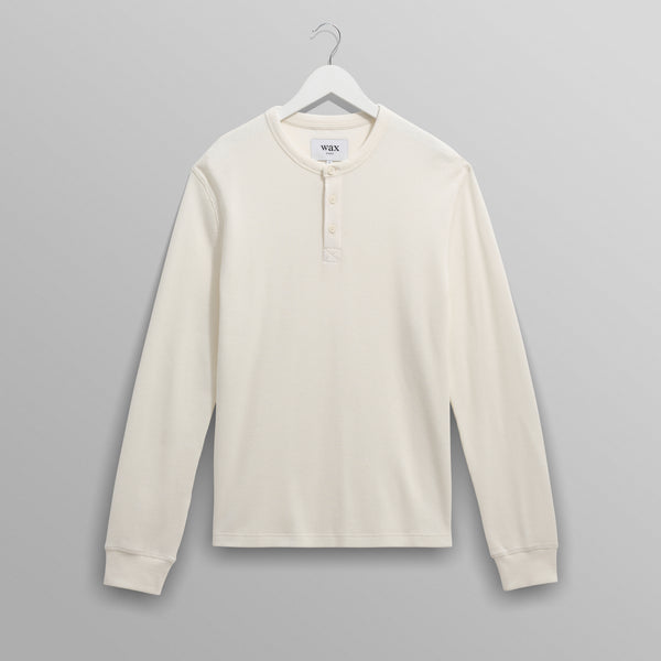 トップス Jeded London White Waffle Henley Tee 7NOVMWJADED01191_600x600_crop_