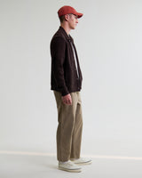 wax london men's Hays - Dark Brown Structured Waffle Overshirt