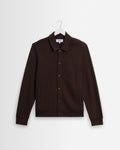 Hays - Dark Brown Structured Waffle Overshirt