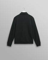 wax london men's Hays - Dark Green Structured Waffle Overshirt