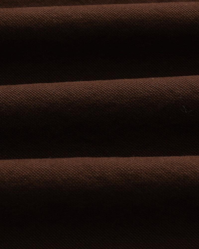 wax london men's Healey - Brown Organic Cotton Chore Jacket