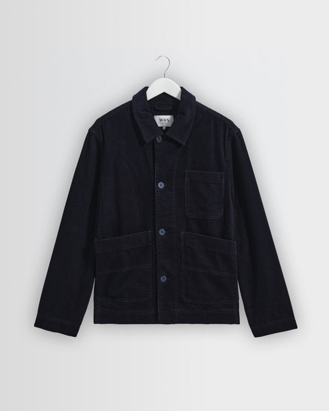 Healey - Navy Corduroy Chore Jacket