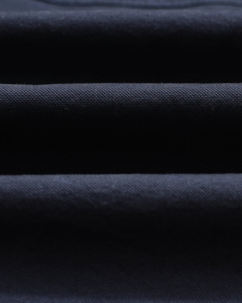 wax london men's Healey - Navy Organic Cotton Chore Jacket