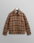 Heath - Natural And Tan Drawn Check Jacket