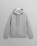 Hoxton - Heather Grey Brushed Organic Cotton Hoodie