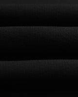 men's wax london HOXTON HOODIE BRUSHED SWEAT BLACK