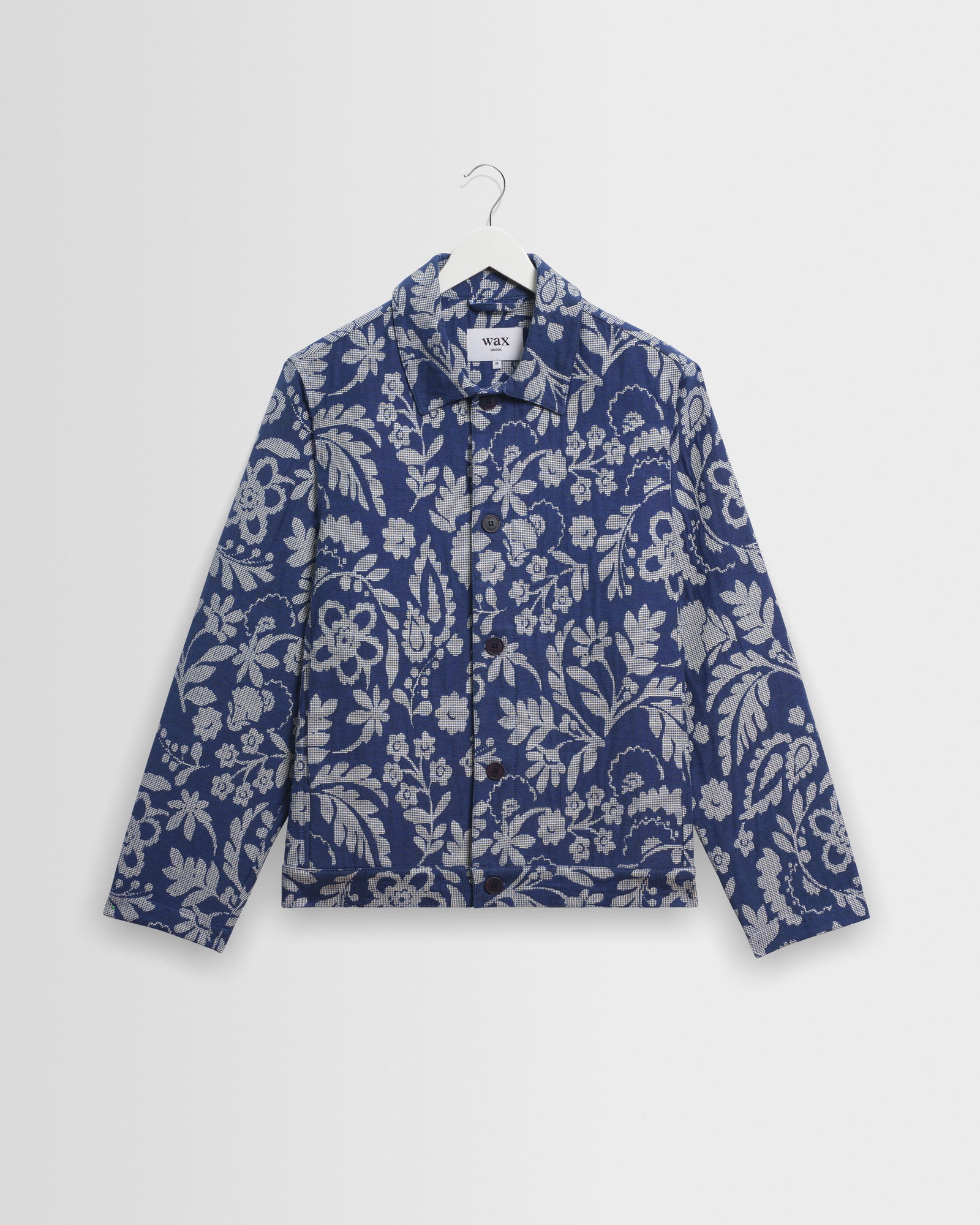 ジ*✨様 【mame】Floral Jacquard Jacket Floral Jacquard Denim Jacket - blue - Mame Kurogouchi