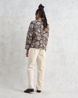 wax london Iggy Jacket Brown/Multi Botanical Jacquard