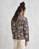 wax london Iggy Jacket Brown/Multi Botanical Jacquard