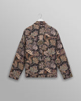 wax london Iggy Jacket Brown/Multi Botanical Jacquard