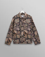 wax london Iggy Jacket Brown/Multi Botanical Jacquard