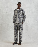 wax london Iggy - Navy And Ecru Beach Jacquard Jacket