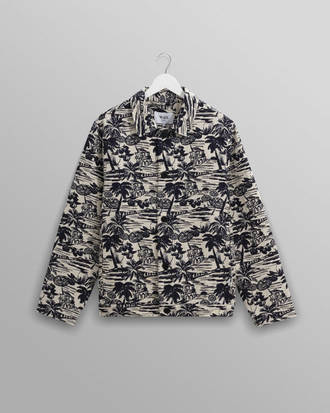 Iggy - Navy And Ecru Beach Jacquard Jacket