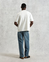 wax london Ivy - Ecru And Multicolour Striped Cotton Polo Shirt