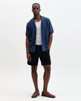 Ivy - Washed Blue Cotton Knitted Shirt