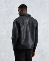 wax london Kendal - Black Lamb Leather Jacket