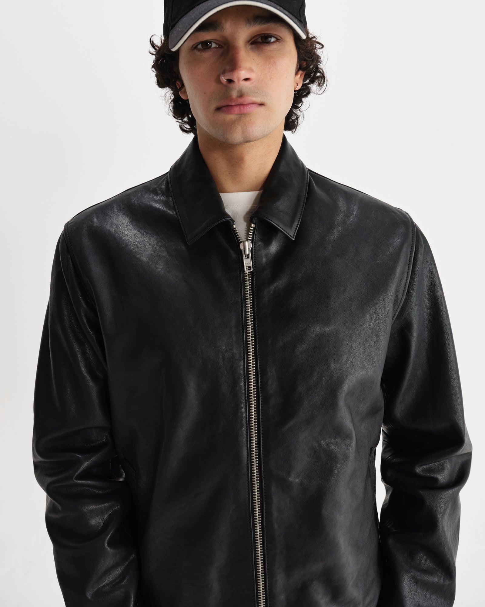 Men's Black Leather Jacket | Wax London