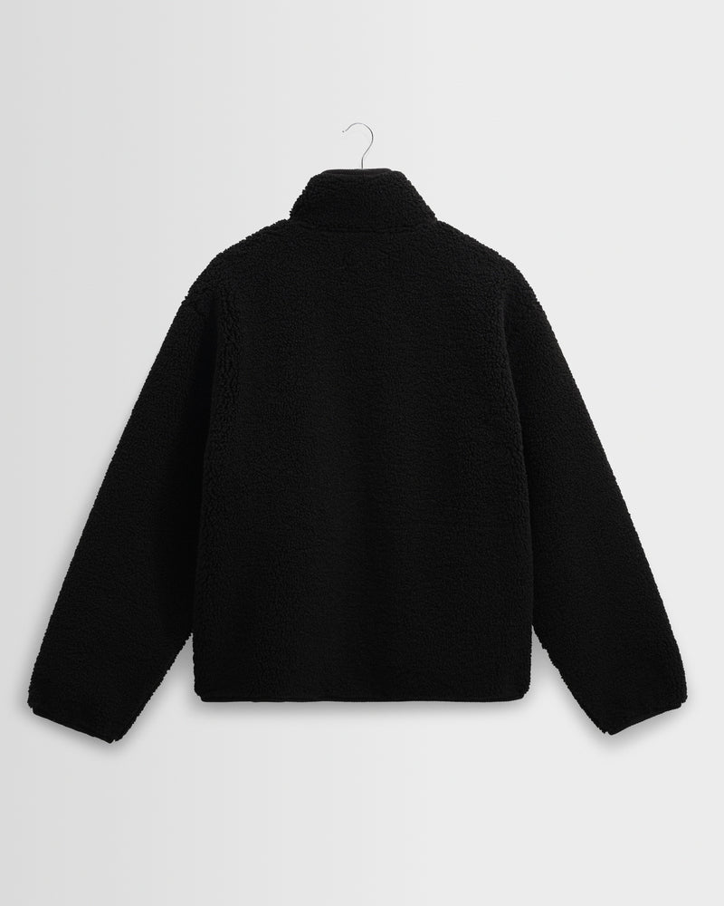 Men's Black Reversible Corduroy Borg Jacket | Wax London Men's Black Reversible Corduroy Borg Jacket | Wax London