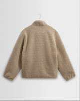 wax london men's Killick - Natural Reversible Corduroy Borg Jacket