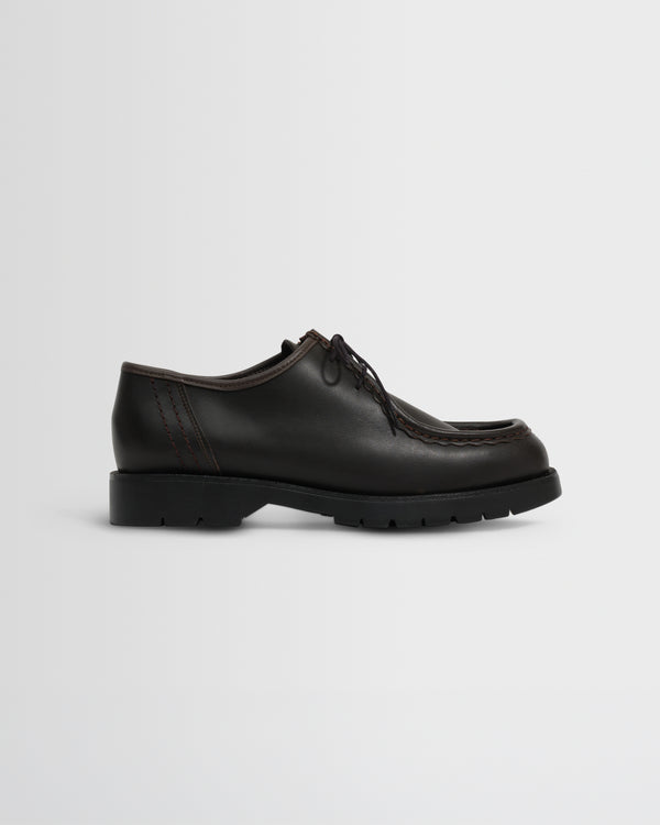 wax london men's Kleman - Brown Leather Padror Shoes