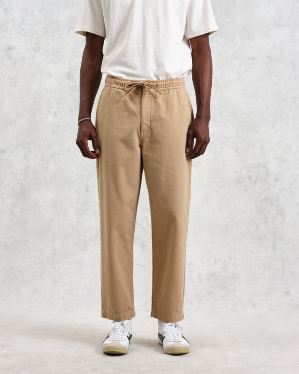 wax london Kurt - Beige Organic Cotton Trousers