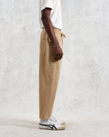 wax london Kurt - Beige Organic Cotton Trousers