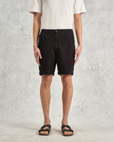 wax london Kurt - Black Honeycomb Cotton Shorts