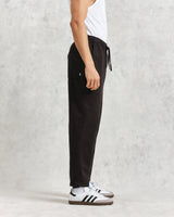 wax london Kurt - Black Organic Cotton Trousers