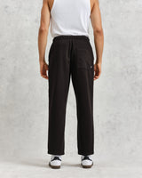 wax london Kurt - Black Organic Cotton Trousers