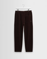 wax london men's Kurt - Dark Brown Cotton Corduroy Trouser