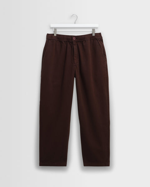Kurt - Dark Brown Organic Cotton Trousers