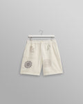 Kurt - Ecru Doodle Embroidered Shorts