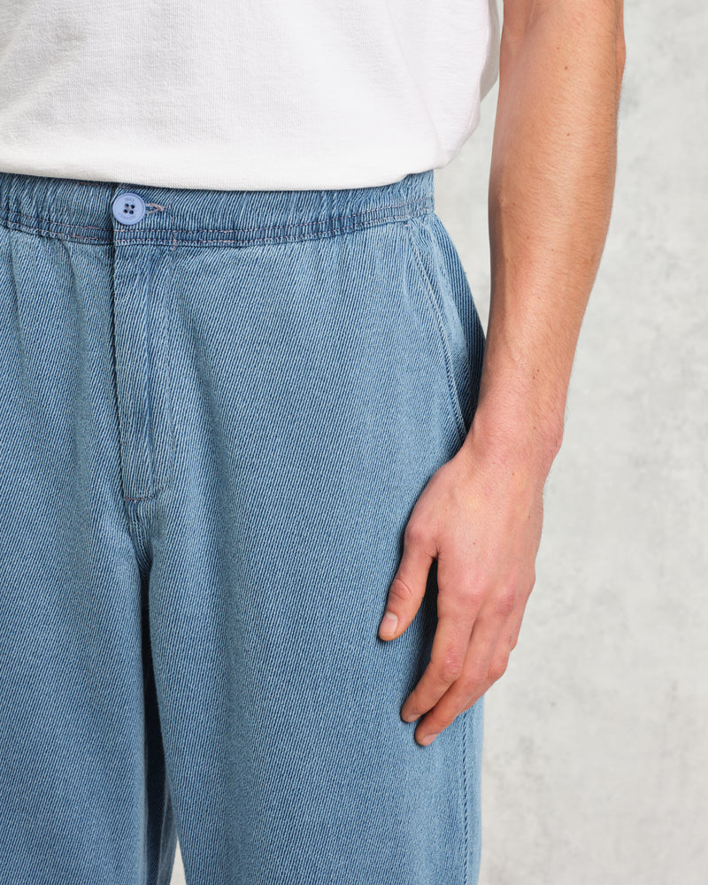 wax london Kurt - Indigo Organic Cotton Trousers